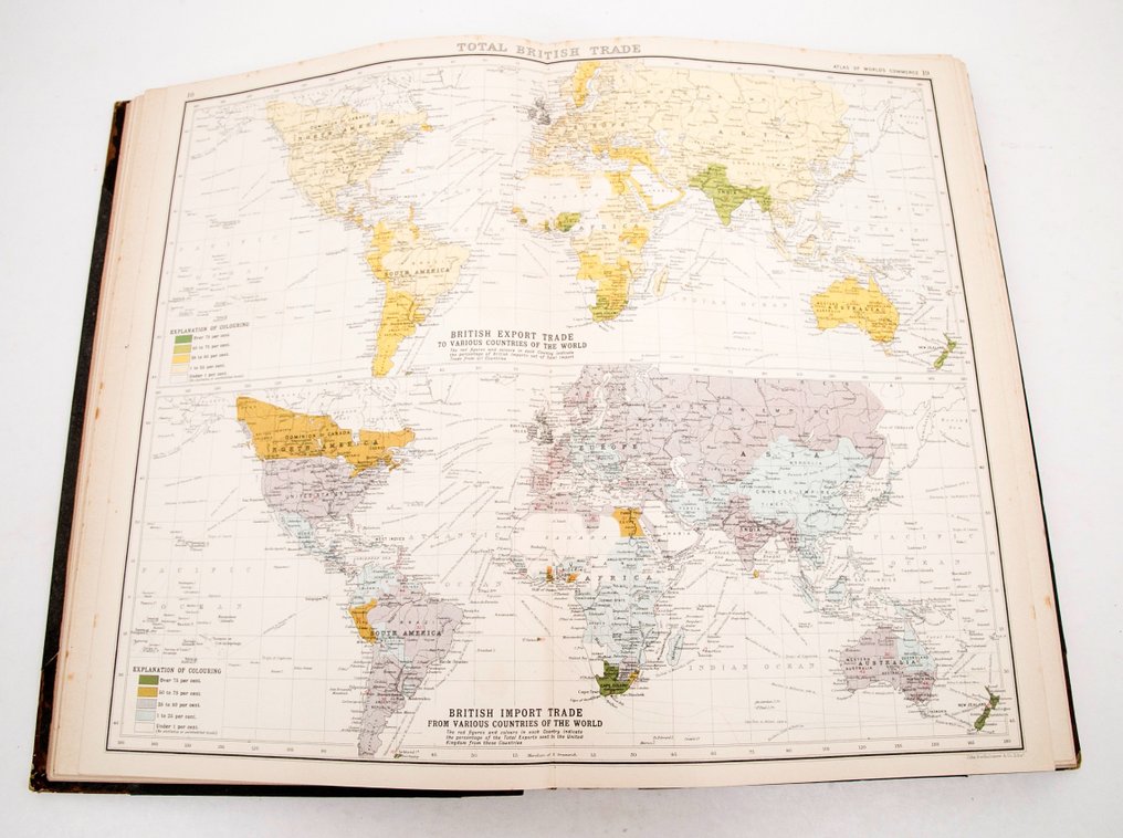 J. G. Bartholomew - Atlas of the World's Commerce - 1907 #3.2