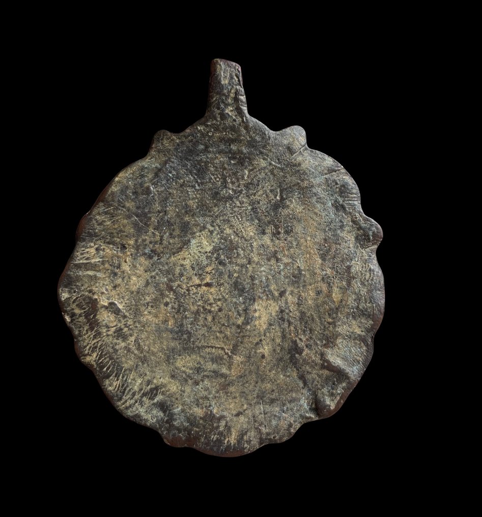 Medeltid Brons Riddarens heraldiska hästsele hänge - 6.5 cm #1.2