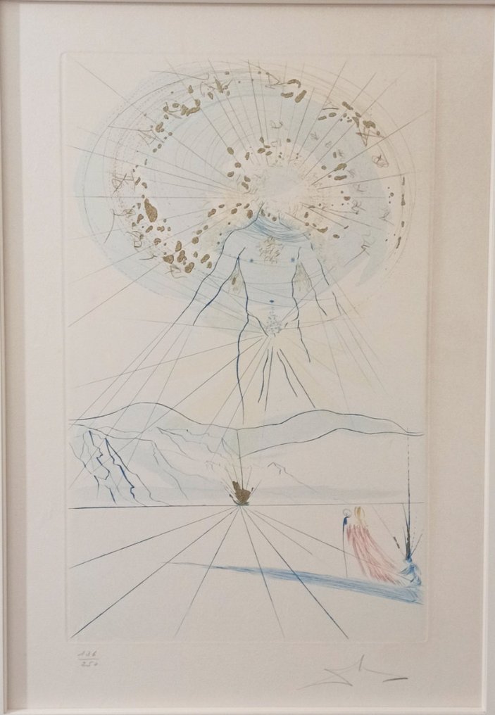 Salvador Dali (1904-1989) - Bridegroom Leaps Upon the Mountains #1.2