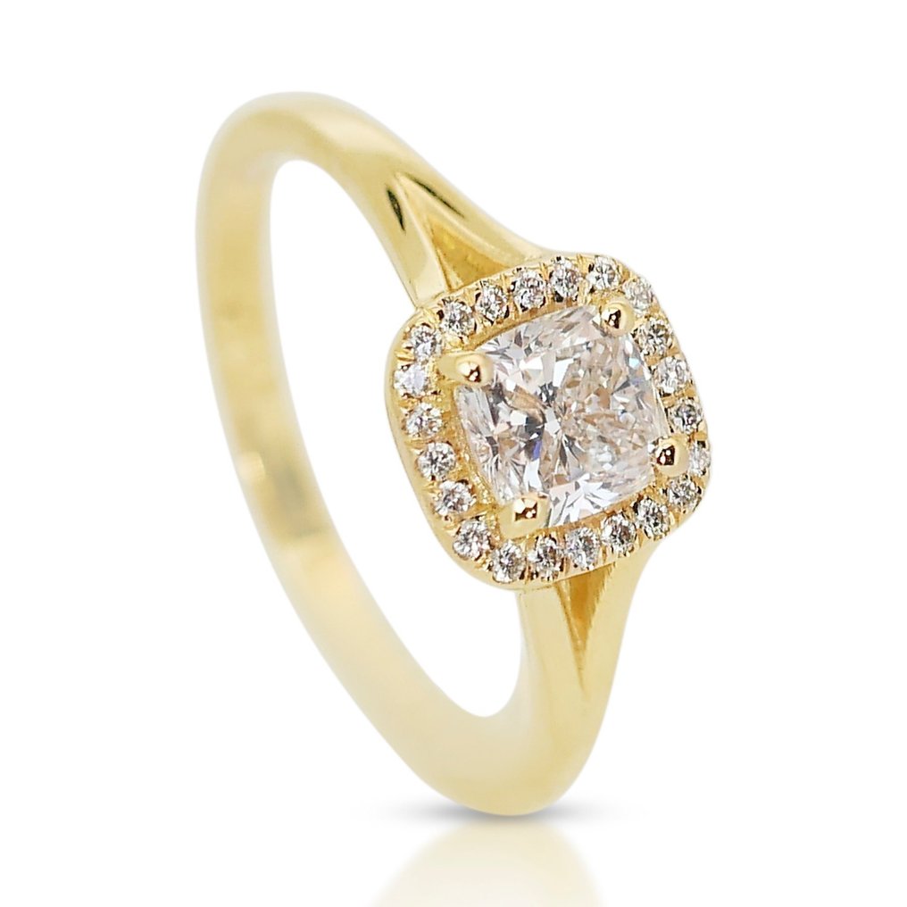 - 1.63 Total Carat Weight - - Ring - 18 karaat Geel goud -  1.63ct. tw. Diamant  (Natuurlijk) - Diamant #2.1