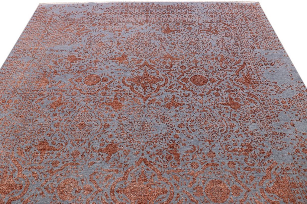 Agra Erase Blue/Copper - Matta - 365 cm - 271 cm #3.1