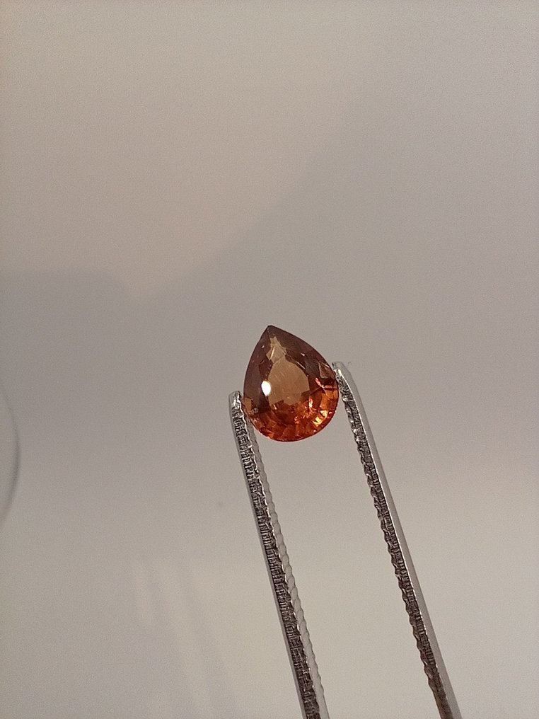 橙色 石榴石, 锰铝石榴石  - 3.11 ct - 安特卫普宝石检测实验室（ALGT） #2.1