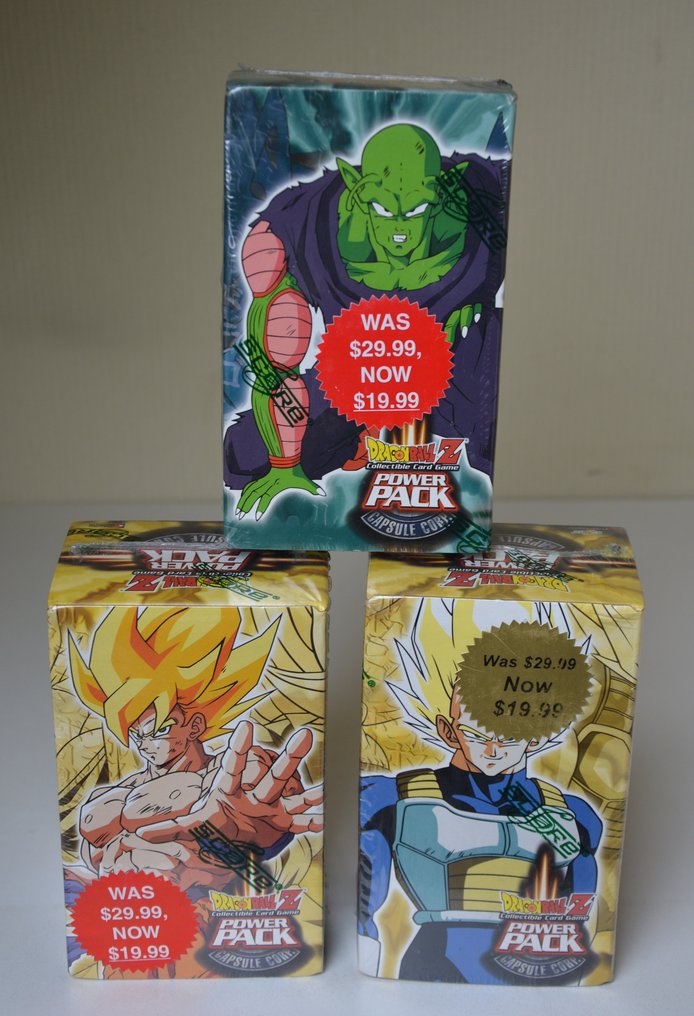Score Entertainment - 3 Sealed box - DragonBall Z 3x Capsule Power Pack Boxes Art Factory Sealed - Capsule Power Pack #1.1