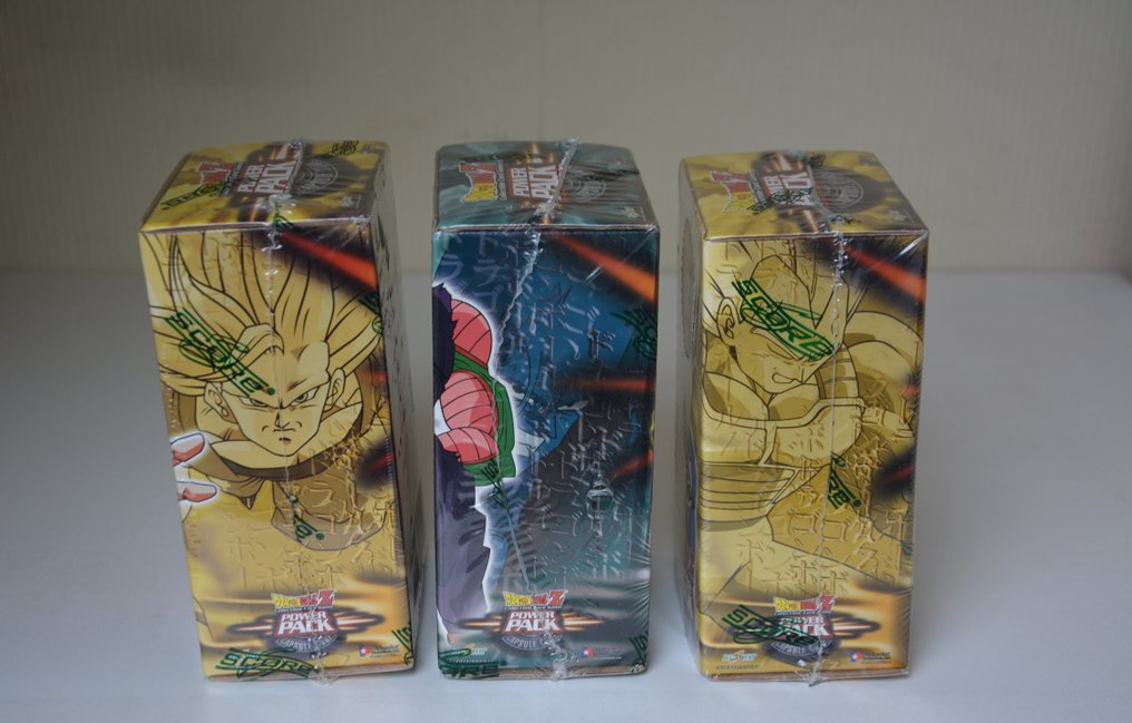 Score Entertainment - 3 Sealed box - DragonBall Z 3x Capsule Power Pack Boxes Art Factory Sealed - Capsule Power Pack #3.1