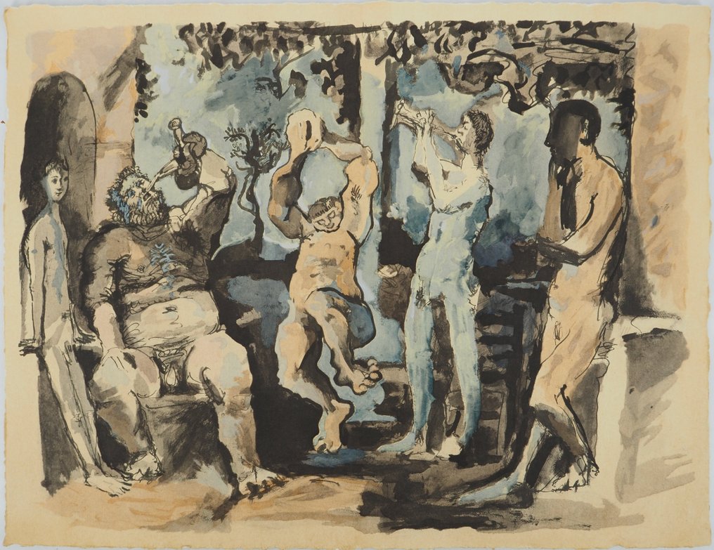 Pablo Picasso (1881-1973) - Dionysos et Bacchanales #1.1