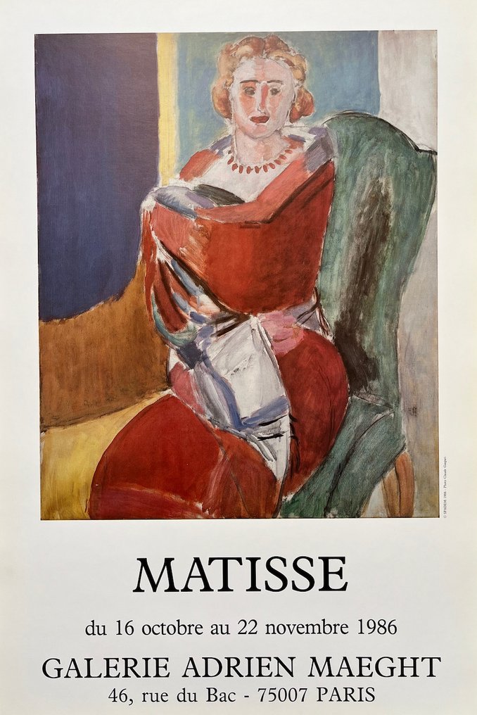 Henri Matisse (after) - Exposition 1986 - Δεκαετία του 1980 #1.1
