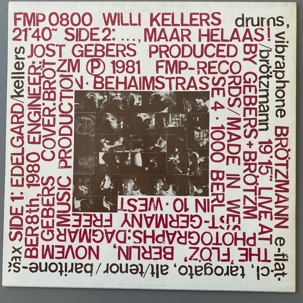 Kellers & Brotzman - Maar helaas (SIGNED by Kellers!) - LP - 1981 #1.2