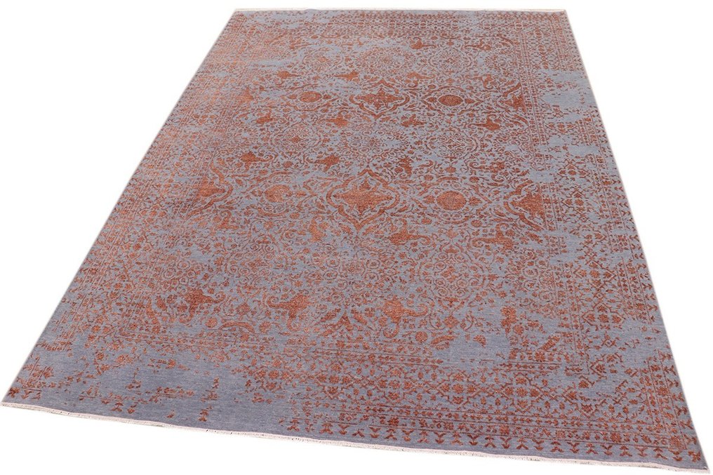 阿格拉擦除蓝色/铜色 - 小地毯 - 365 cm - 271 cm #2.1