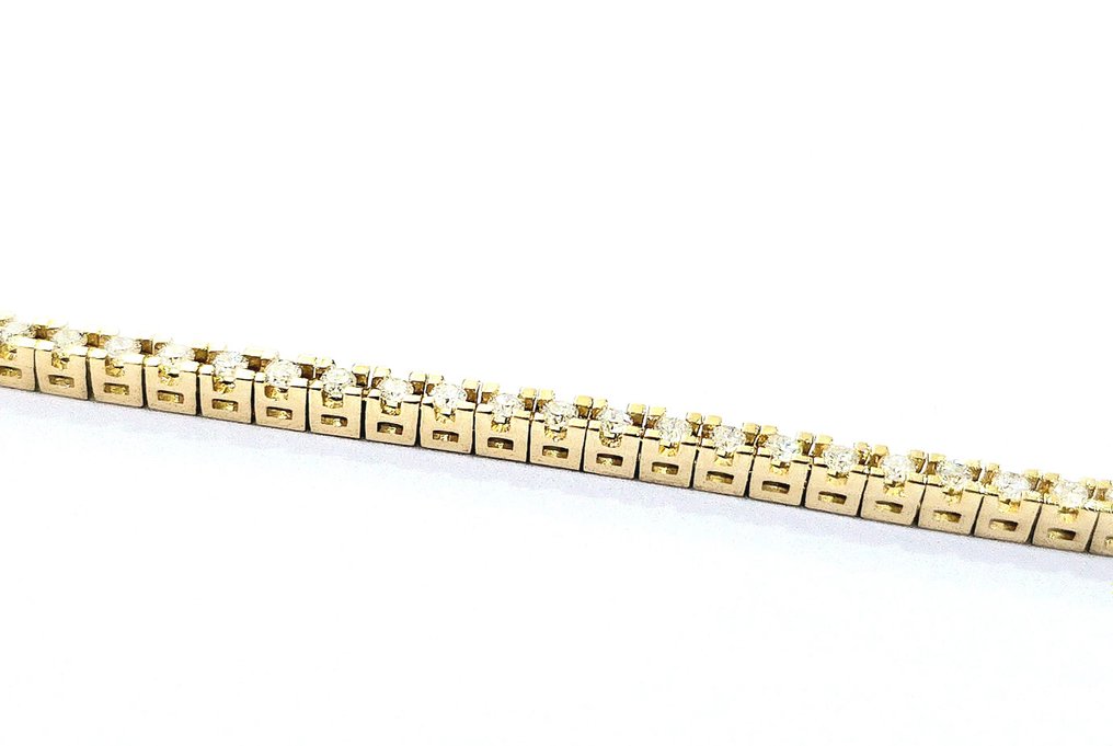 Bracelete - 18 K Ouro amarelo -  1.85 tw. Diamante  (Natural) #2.2