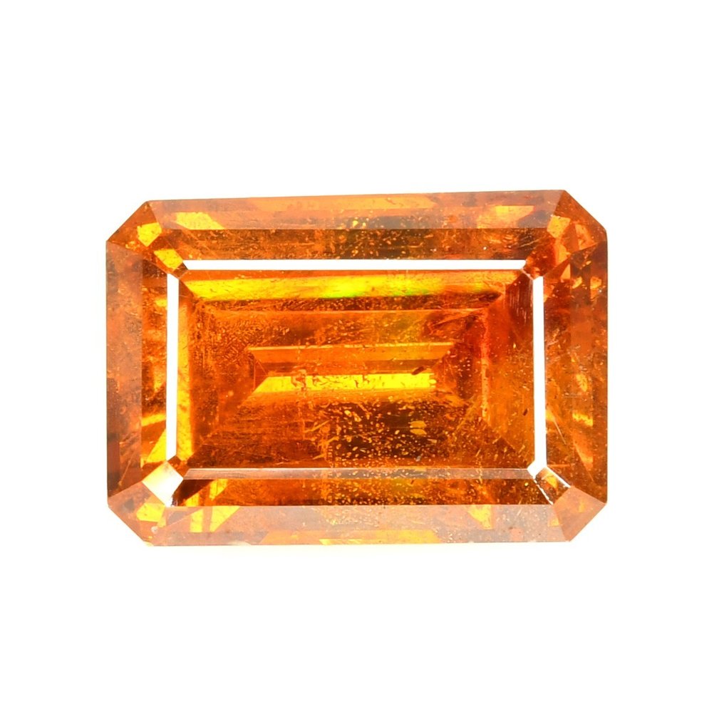 No Reserve Price Orange Sphalerite  - 8.58 ct - International Gemological Institute (IGI) #1.1