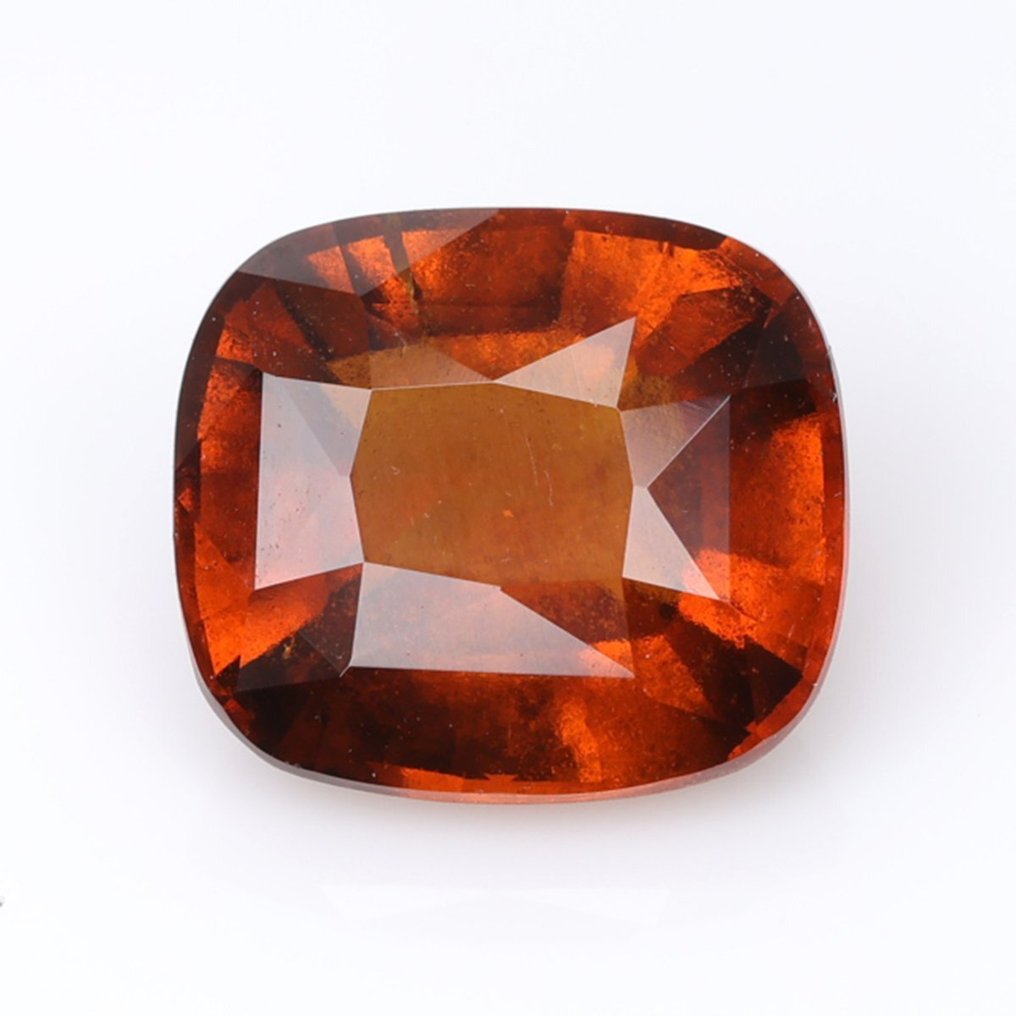 1 pcs (Fine Color Quality) - [ Deep Orange)] Hessonite - 4.30 ct #1.2