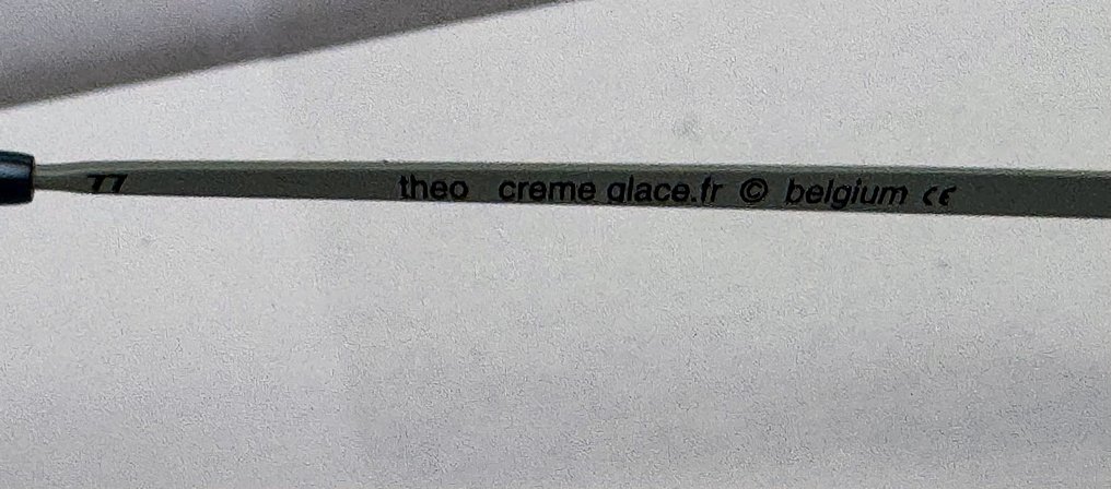 Other brand - THEO Belgium   Creme Glace.fr 77 Stainless Steel  rame Blue Gray - Óculos de sol Dior #3.1