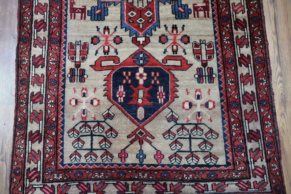 伊朗復古網布 - 長條地毯 - 316 cm - 109 cm #3.2