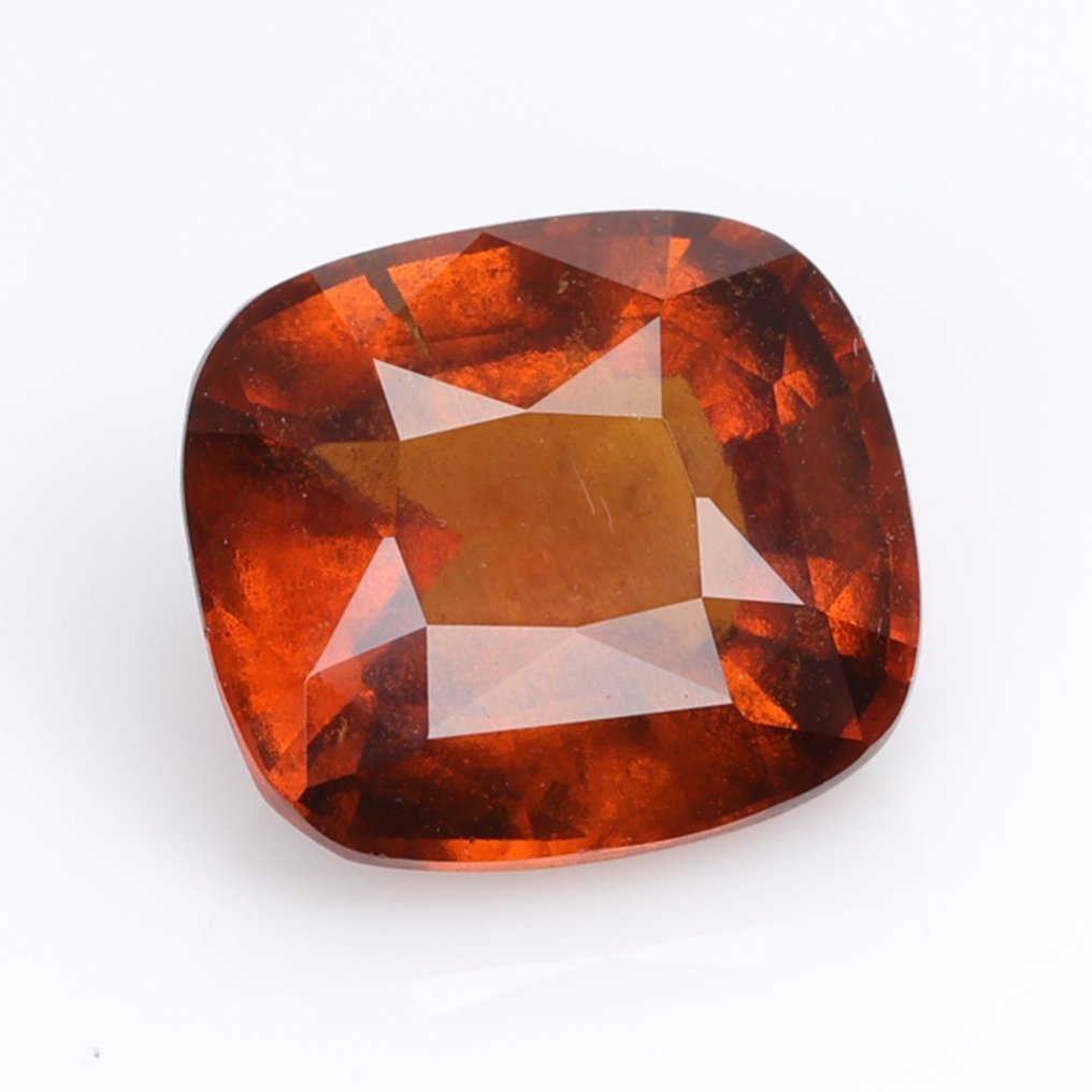 1 pcs (Fine Color Quality) - [ Deep Orange)] Hessonite - 4.30 ct #2.1