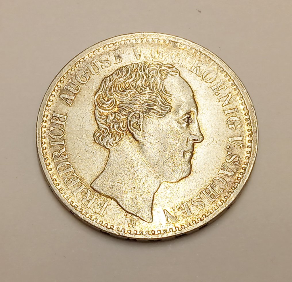 德国， 萨克斯-艾伯丁. 2 x 1/3 Thaler 1853 -1854 #2.1