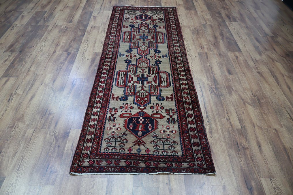 伊朗復古網布 - 長條地毯 - 316 cm - 109 cm #2.2