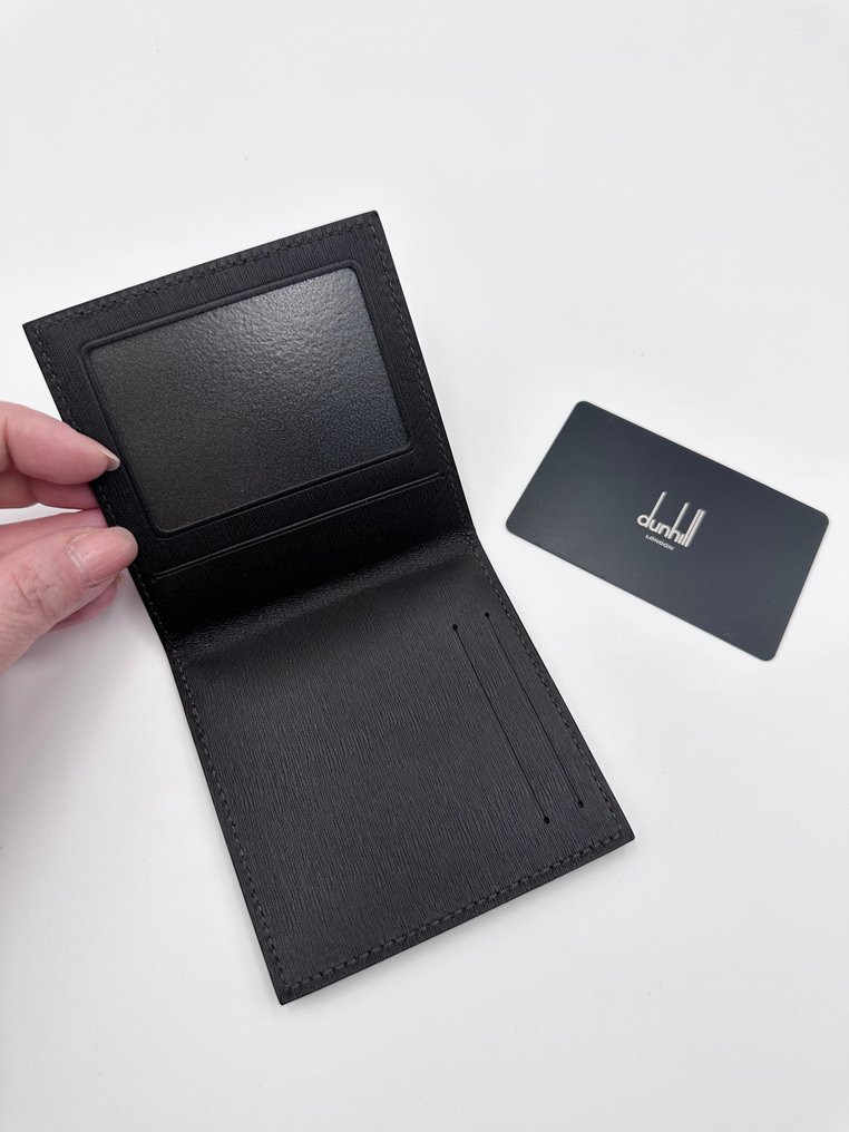 Alfred Dunhill - porta carte di credito pelle marrone - brand new - 名片盒 #1.2