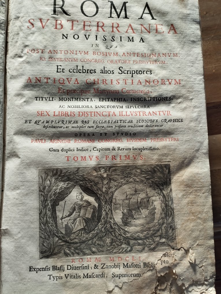 Antonio Bosio / Paolo Aringhi - Roma subterranea novissima - 1651 #2.1