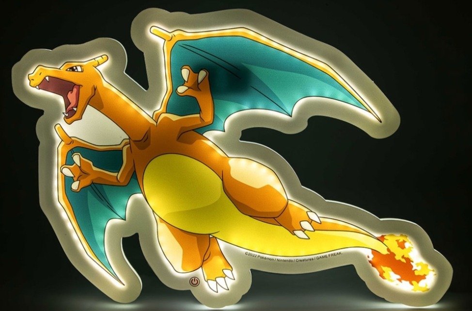 Lampada da Muro pokemon charizard neon - Lysskilt - Plast #2.2