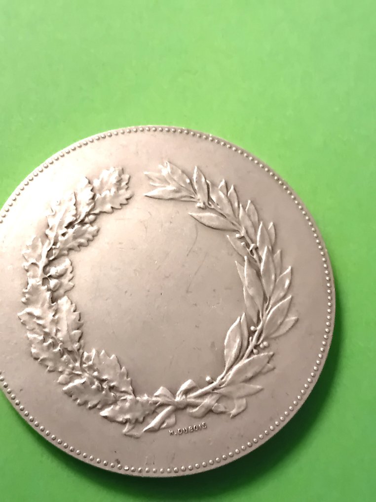 Frankrike. Silver medal 1850's - 66,21 gr Ag #2.1