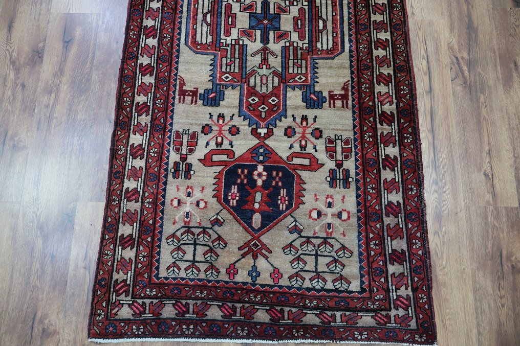 伊朗復古網布 - 長條地毯 - 316 cm - 109 cm #3.1