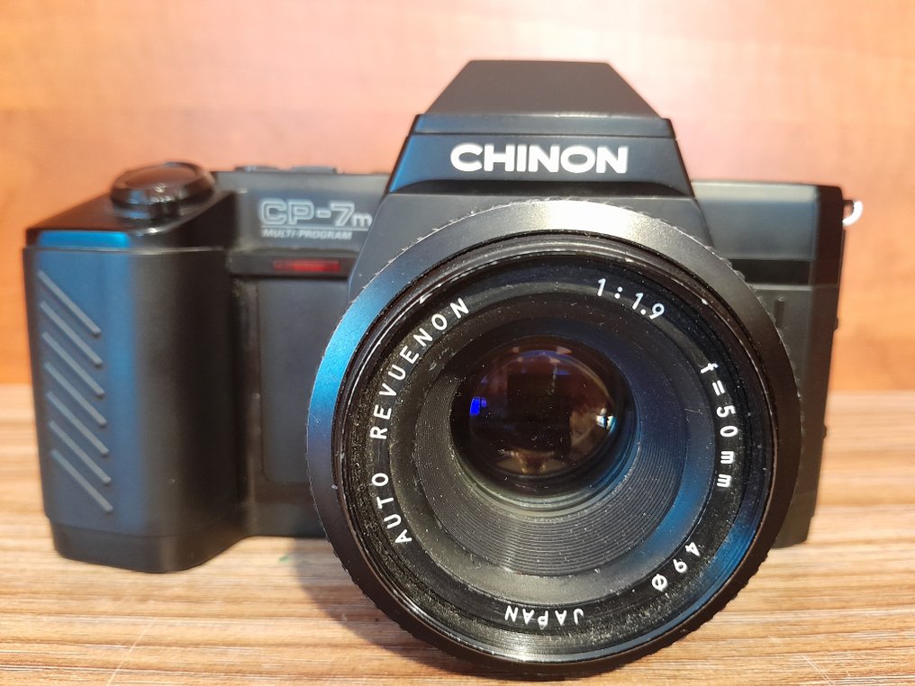 Chinon CP-7M, Multi Program mit 4 Objektiven und Blitz | Egylencsés reflex fényképezőgép (SLR) #3.2