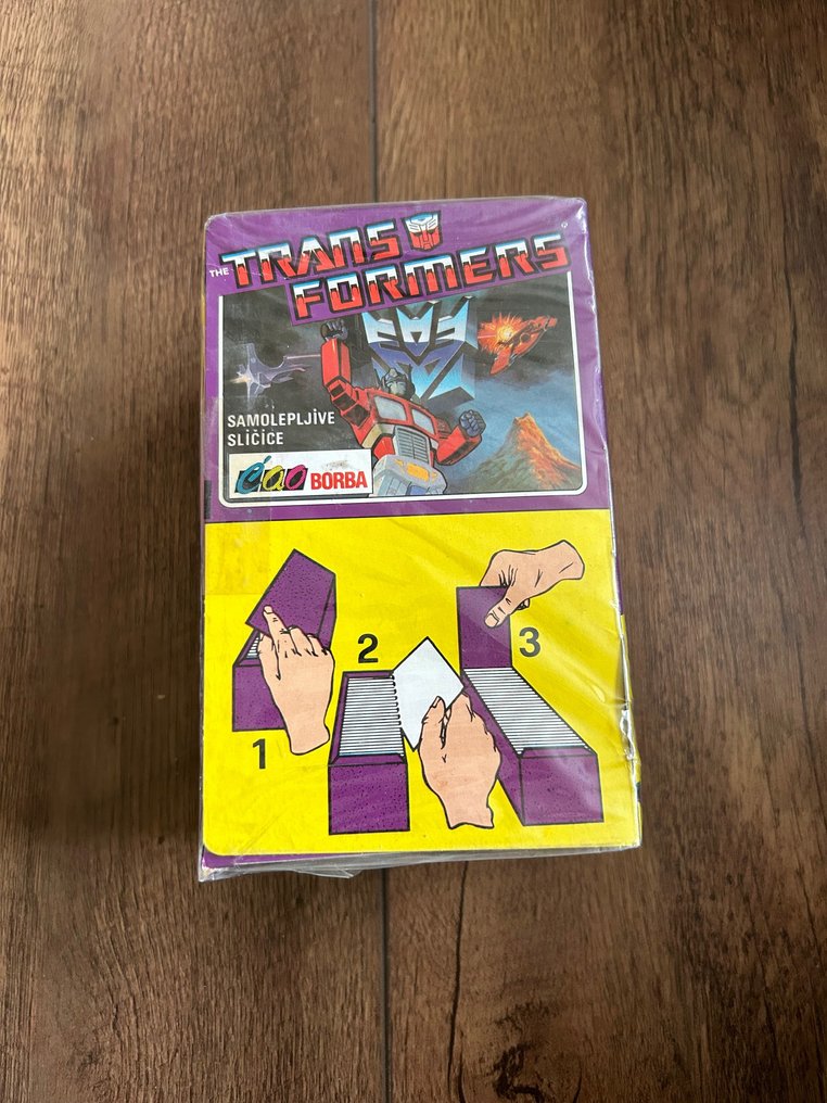 Panini Transformers 1991 - 100 packs edition Sealed box - Erinomainen (EX) #1.0