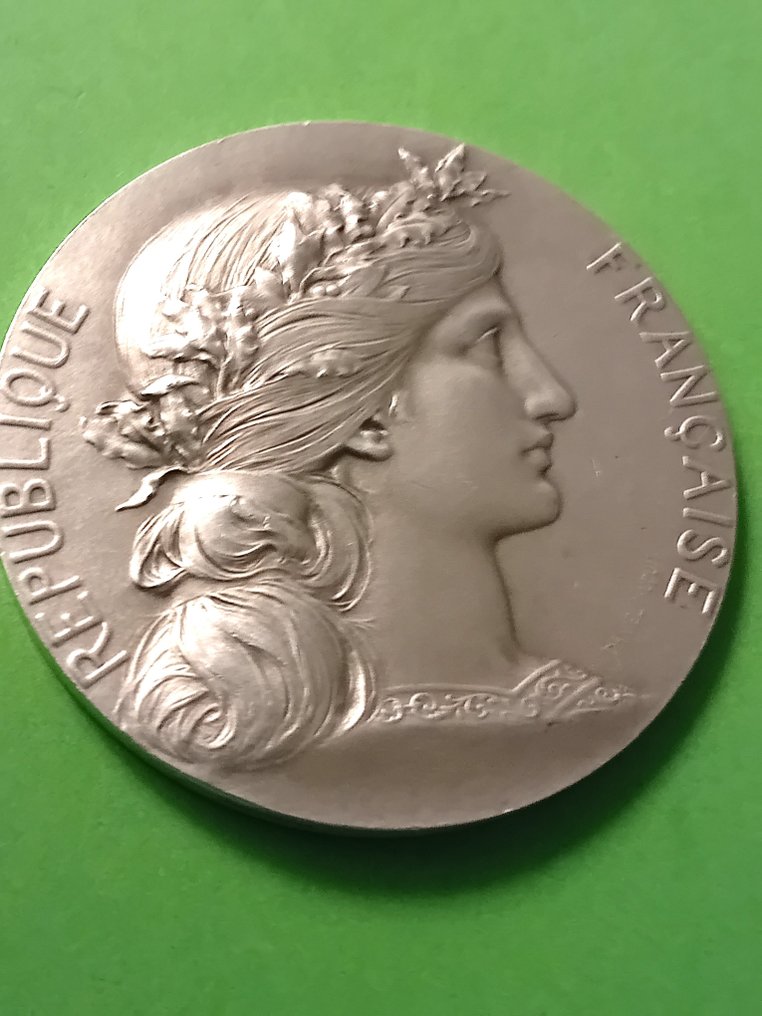 法国. Silver medal 1850's - 66,21 gr Ag #1.2