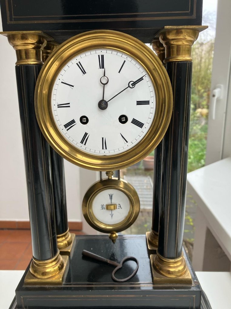 Portico clock -   Brass, Wood - 1860-1870 #3.2
