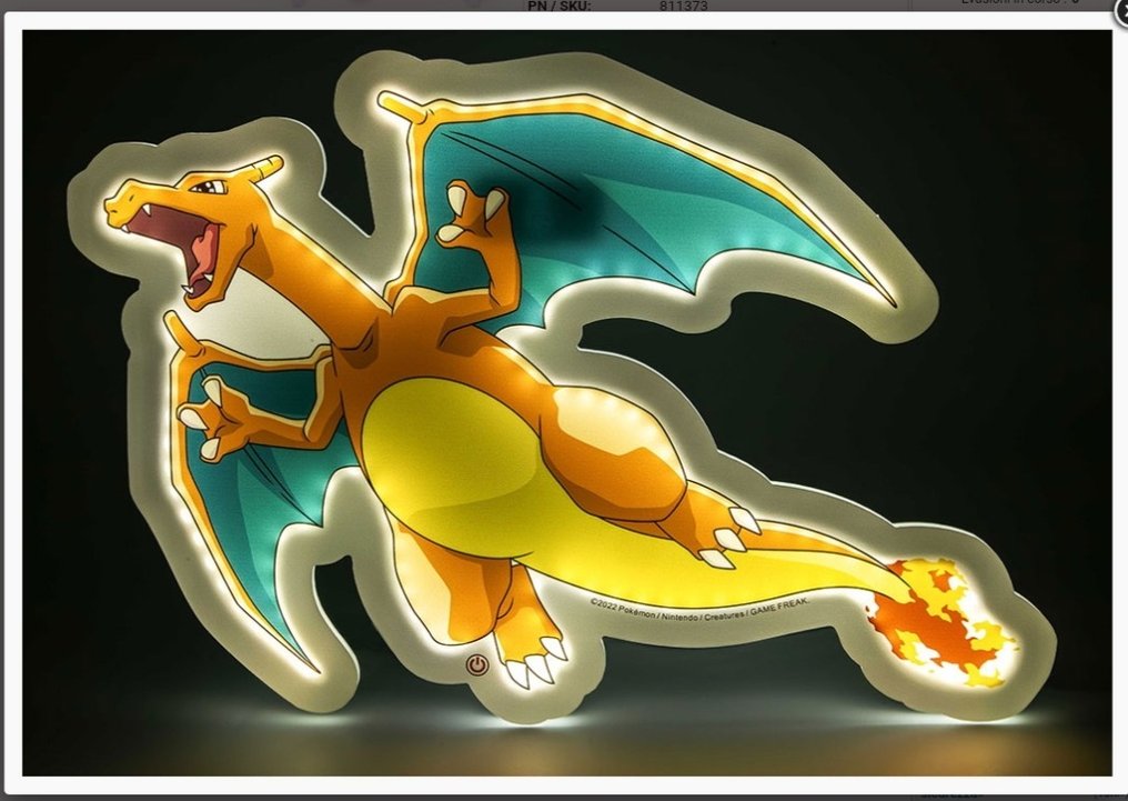 Lampada da Muro pokemon charizard neon - Lysskilt - Plast #3.1