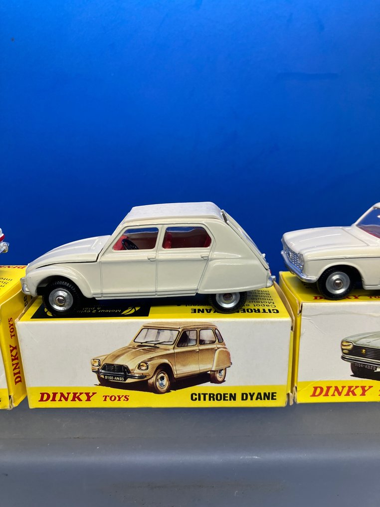 Dinky Toys 1:43 - Model samochodu - Peugeot 203, Simca 1100 Police, Citroën Dyane #2.1