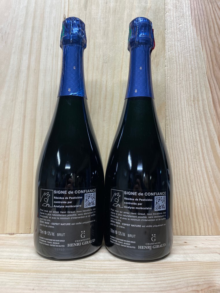 Henri Giraud, Esprit Nature - 香槟地 Brut - 2 Bottles (0.75L) #3.2