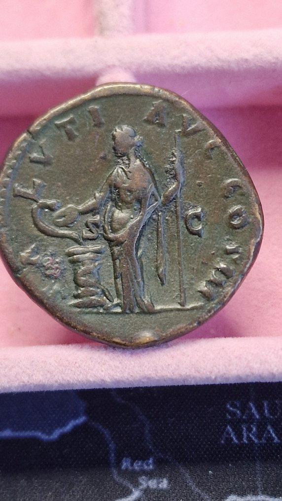 Römisches Reich. Marcus Aurelius (AD 161-180). Lotto di 3 monete Æ incl.: 2 Sesterzii et 1 Asse #2.1