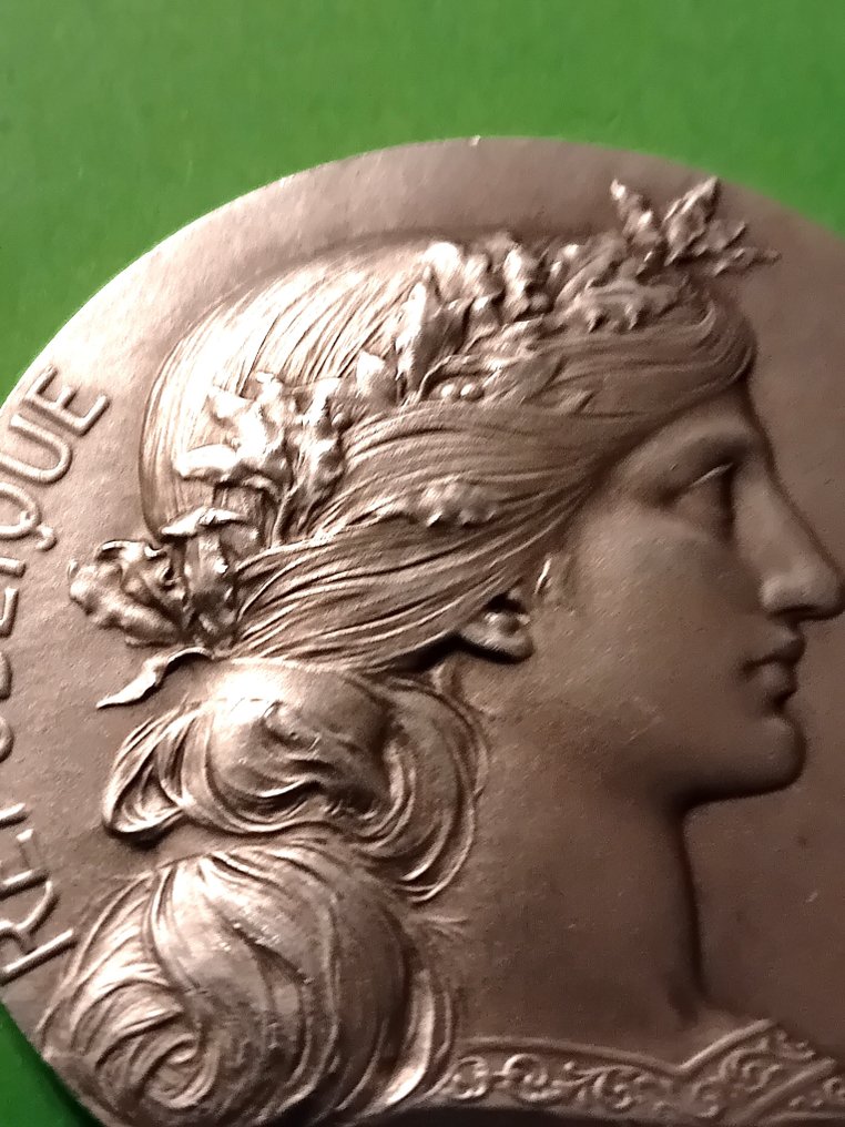 Frankrike. Silver medal 1850's - 66,21 gr Ag #1.1