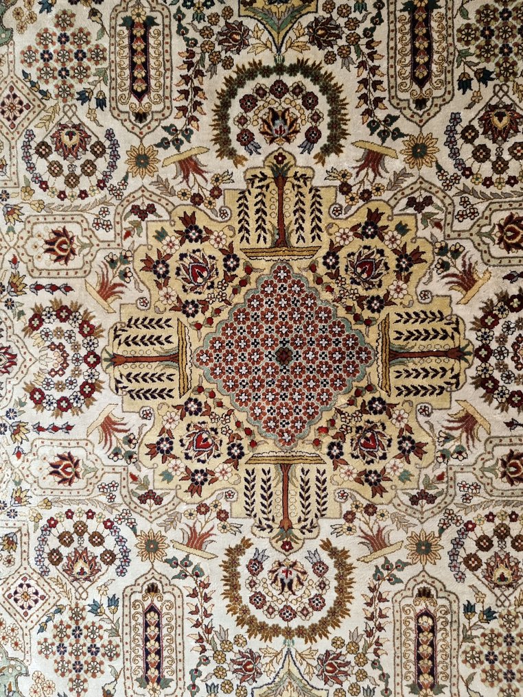 Hermosa alfombra de seda, China Hereke, 1 millón de nudos/m2 - Alfombra - 200 cm - 120 cm #2.1