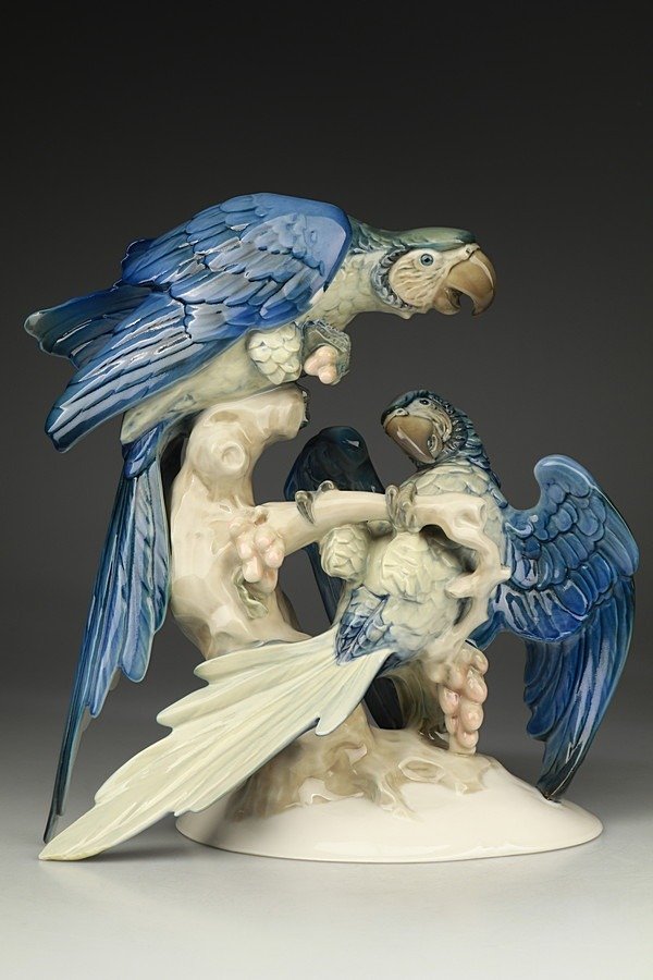 Hutschenreuther - Max Hermann Fritz - Figure - Jeleń na rykowisku - Porcelain #1.1