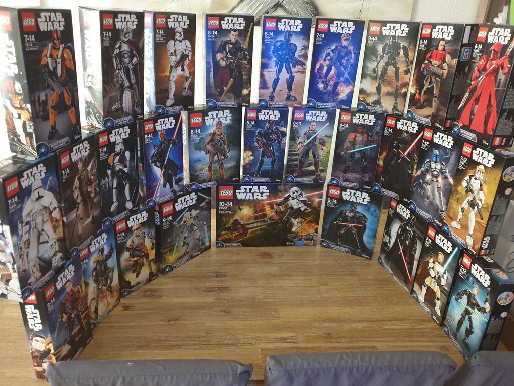 Lego - LEGO Star Wars - Buildable Figures - Complete Collection - All 29 figures! NEU & OVP #1.1