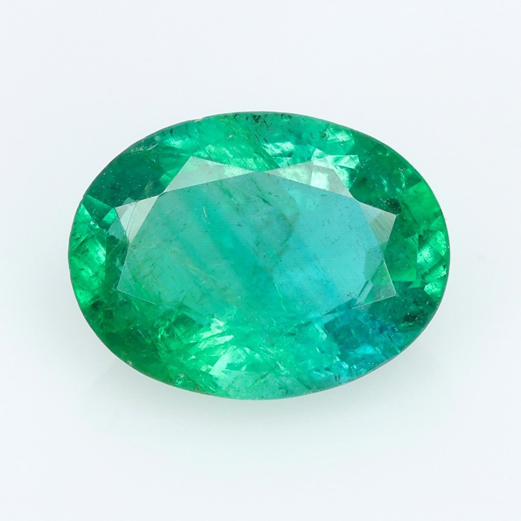 Vihreä Smaragdi  - 1.54 ct - Amerikan gemologinen instituutti (GIA) #1.1