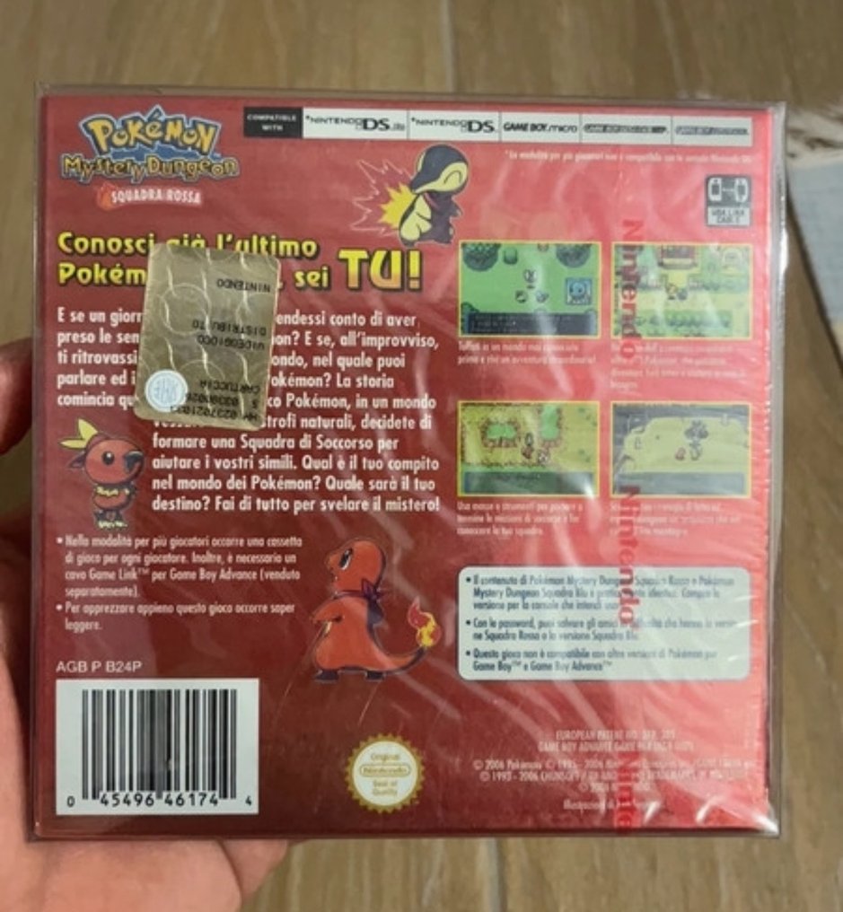 Nintendo - Pokémon mystery dungeon squadra rossa (red team) - Gameboy Advance - 電動遊戲 - 原廠密封盒 - 紅條 #2.1