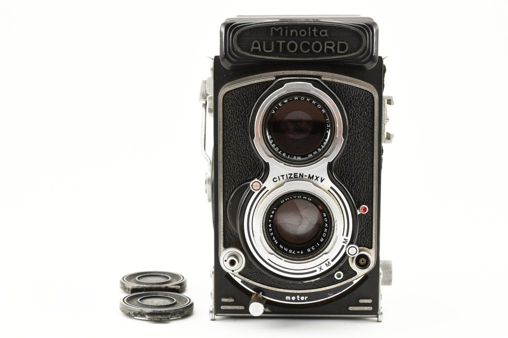 Minolta Autocord RA 6X6 TLR Film Camera Rokkor 75mm f3.5		 		 Primeobjektiv #1.1