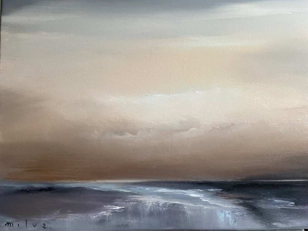 Miluz Ewa Tresenberg - Sandy Winds Oil Painting #2.2