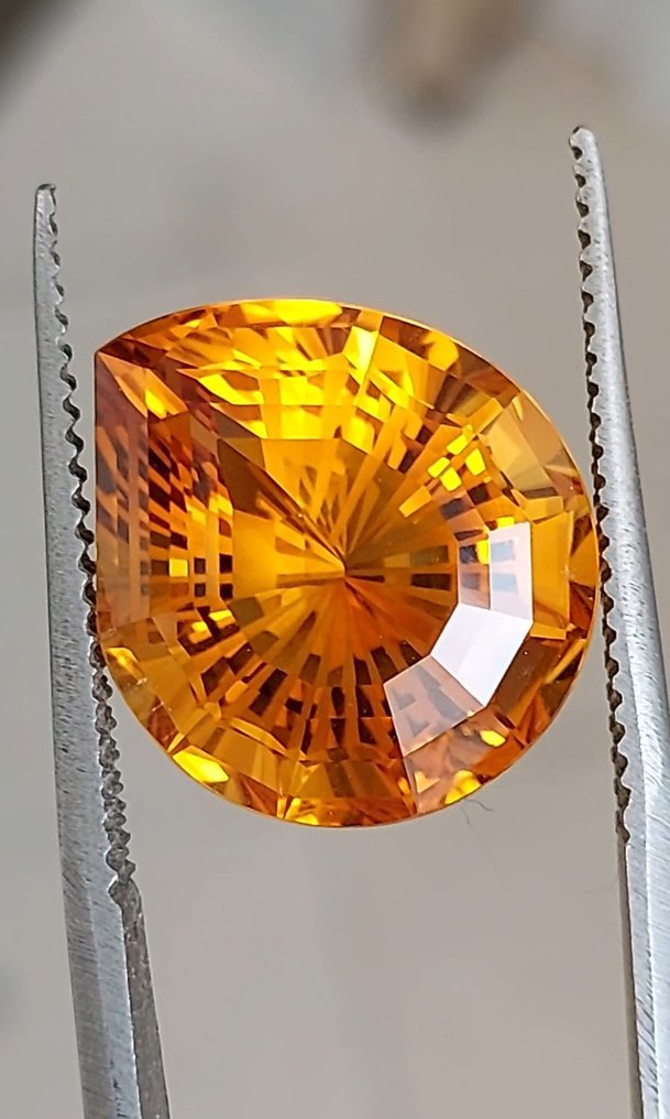 黄水晶  - 14.76 ct - 西班牙宝石学院（IGE） #2.1