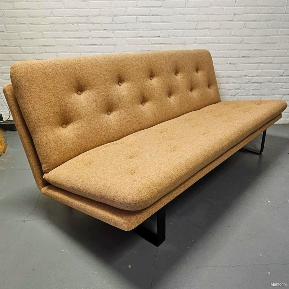 Artifort - Kho Liang Ie - Sofa - Model 662 - Metal, Stof #1.1