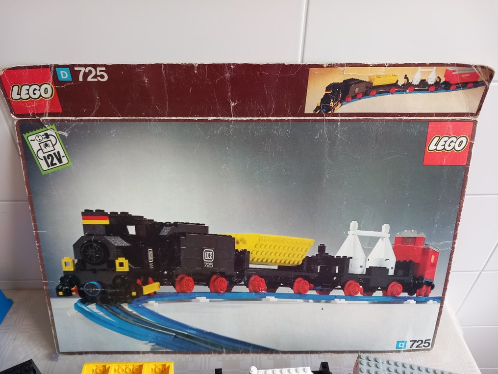 LEGO - 725 - Vintage complete trein electrisch - 1970-1980 - Denmark #2.1