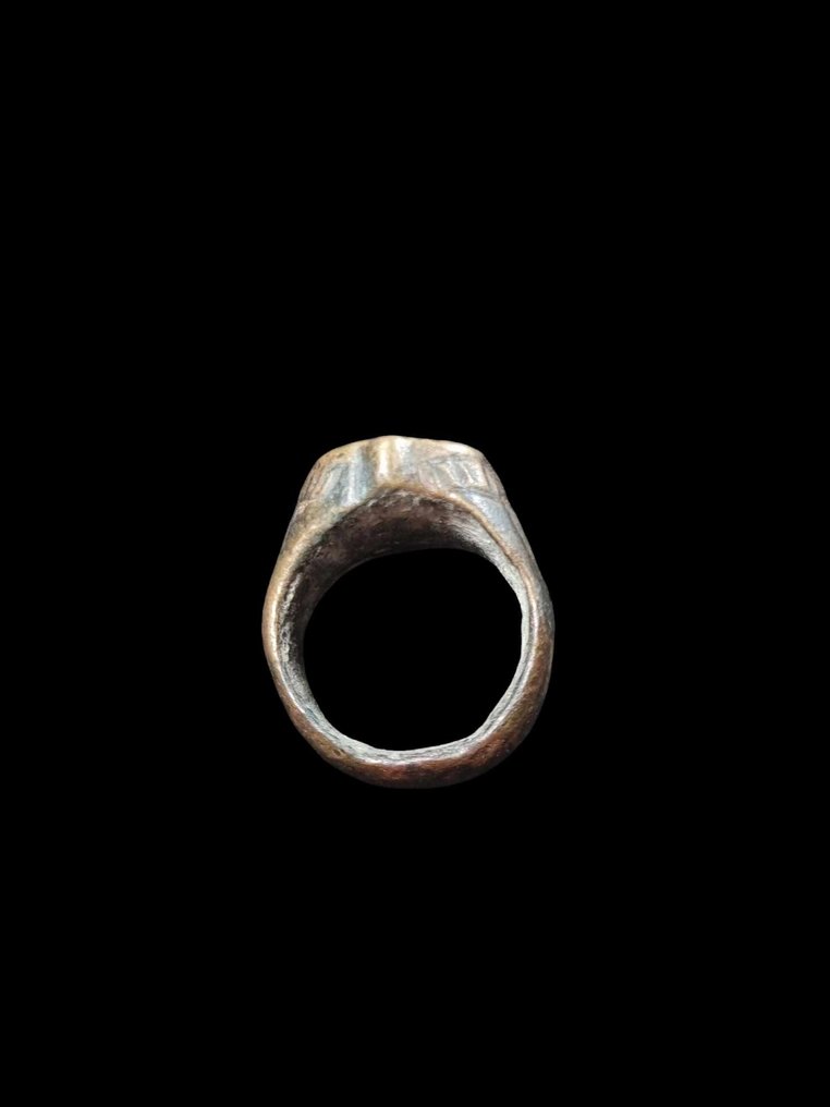 拜占庭时期 黄铜色 戒指 #2.1