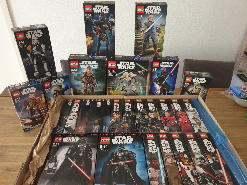 Lego - LEGO Star Wars - Buildable Figures - Complete Collection - All 29 figures! NEU & OVP #2.1