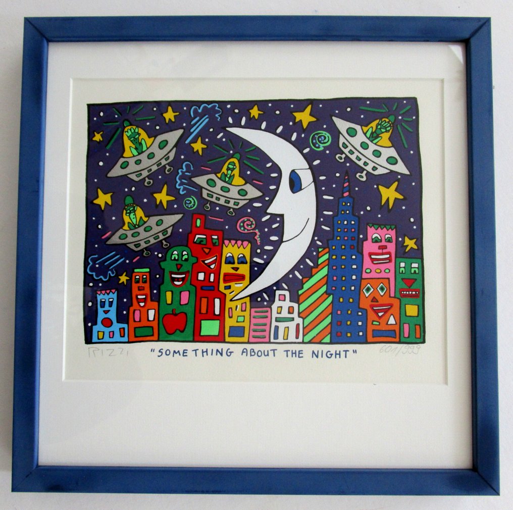 James Rizzi (1950-2011) - Something About The Night #3.1