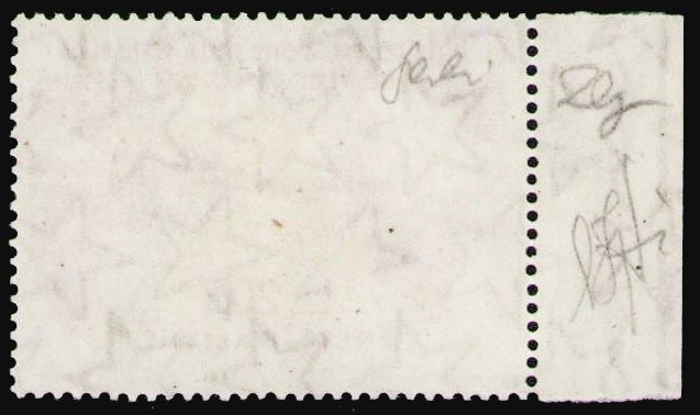 義大利 1961 - Gronchi Rosa，紙張邊緣的絕佳範例。證書 - Sassone 921 #2.1