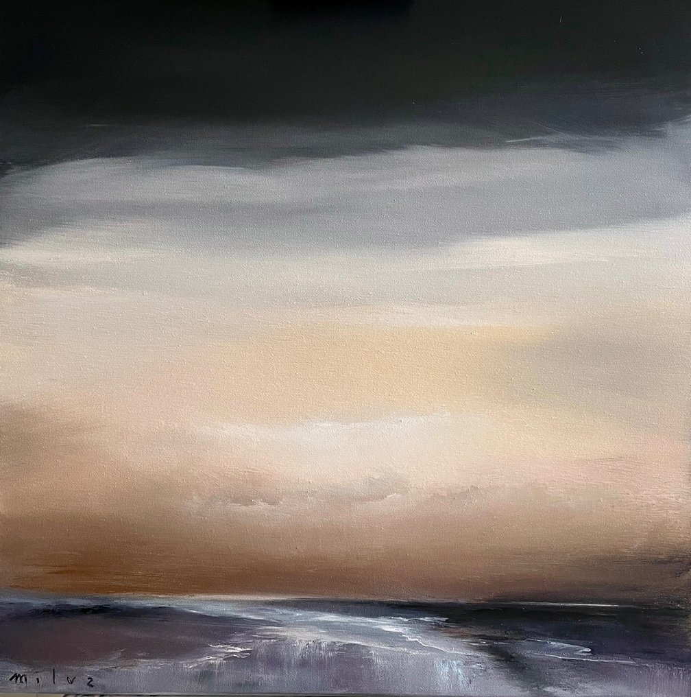 Miluz Ewa Tresenberg - Sandy Winds Oil Painting #1.1