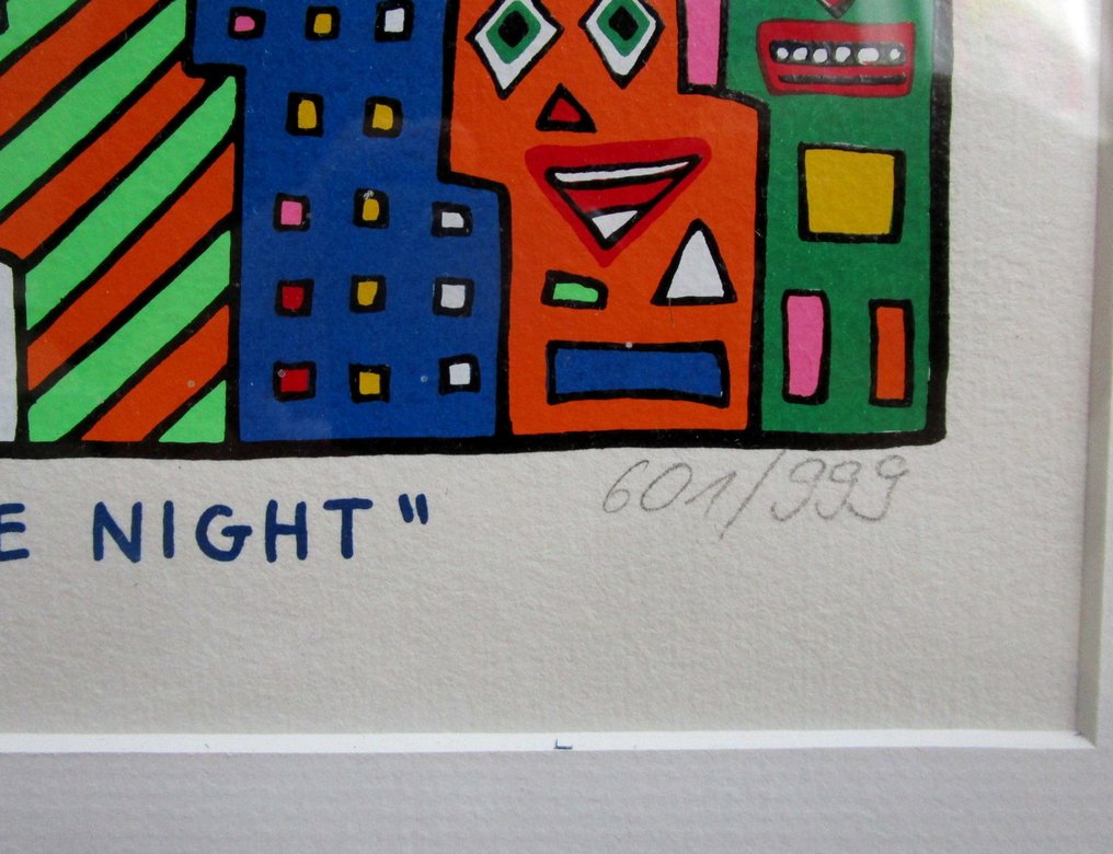 James Rizzi (1950-2011) - Something About The Night #2.2